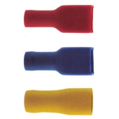 Plastimo P204585 - Fully Insulated Female Spade Connector Blue Ø6,3mm For Cable 1,5-2,5 mm²