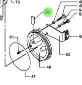 Bukh 000E4844 - Push Rod Guide Spacer for DV36 and DV48 Engines
