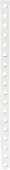 Ronstan RF39A 915mm Perforated Strip, 5mm (3/16") Fastener Holes
