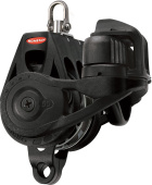Ronstan RF56330B Series 55 Orbit Block, Triple Ratchet with Becket and Cam Cleat