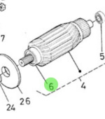Nanni Diesel 970314188 - Starter Motor Ball Bearing for N3 and N4 Engines