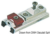 Osculati 46.672.03 - Bulkhead Mount Bracket For Rail 25x4 mm