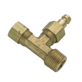 SeaStar HF5518 - Bleeder Tee Vert 3/8" Tube 3/8" NPT (Pack of 2)