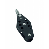 Barton N05430 - Fiddle Block Swivel Size 5 38/64mm – Plain Bearing, Ø38/64mm Sheaves, Max Rope 12mm