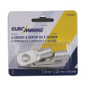 Euromarine Crimp Or Solder Terminal Ø10.5mm - 50mm² - Set Of 4