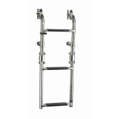 Vetus SLF3A - Folding Ladder, Stainless Steel (AISI 316), 3 Steps, Height 625 mm