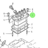 Nanni Diesel 970307367 - Injection Pump Assembly for 4.200HE and 4.220HE Engines