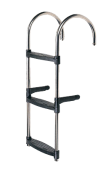 Nuova Rade 50053 - Swim Ladder Stainless Steel 3 Steps; Coastal Plastic Non-Skid Steps