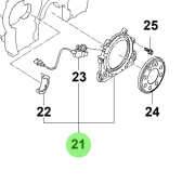 Bukh 21440-2F600 - Oil Seal Case Assembly for R210J Engines