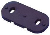 Allpa Plastic Straight Base Plate For Fairlead Mounting For Camcleat 253000/253200