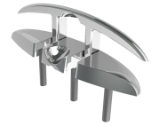 Allpa Stainless Steel Foldaway Cleat, L=203,2mm