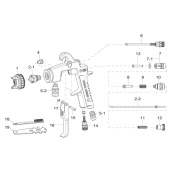 Iwata Nozzle + Needle Kit For Iwata W200 Integra FT Spray Gun