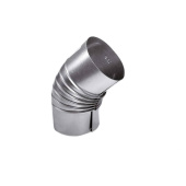 Stove Pipe Elbow 45° 180 mm