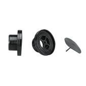 Nuova Rade 45393 - Drain Plug With Non-Return Valve F/Thru-Hull, Ø25mm, Black