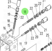 Nanni Diesel 970310960 - Governor Bolt for N4 and 4.3 TDI Engines