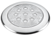 Allpa Stainless Steel LED Dome Light, Built-On, 12v/0,5w, Led, H10,6mm, Ip65, Warm White