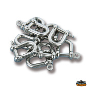 Trem M1214130 - AISI 316 Stainless Steel Bow Shackle Diameter 14 mm
