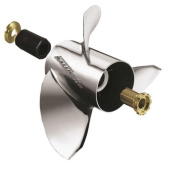 Michigan Wheel 933317 3 Blade Ballistic SS Propeller - 3X 12 X17 RH