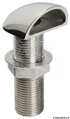 Osculati AISI 316 Stainless Steel Faired Scupper Vent, Fully Threaded – 1/2" to 2"