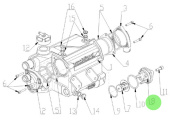 Nanni Diesel 970313178 - Heat Exchanger Cover for N Series Engines