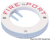 Osculati 17.680.00 - Fire Port White Plastic