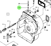 Bukh 522A9002 - Circlip Locking Ring for DV Series Engine Assemblies