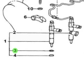 Nanni Diesel 970312694 - O-Ring for Injection Line Nozzle Connections