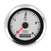 Veethree 65544SSFE - Argent Pro Tacho/Hour Meter 0-4000 RPM (Diesel)