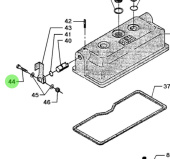 Bukh 500D2317 - Machine Bolt for DV24RME, DV29RME, DV32, DV36, and DV48 Engines