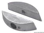 Osculati 43.555.00 - Pair Of Zinc Anodes For Foldable Propellers