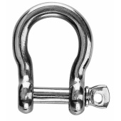 Plastimo 400640 - Free Stainless Steel Bow Shackle 316 D.14mm