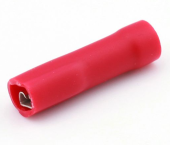 Flat Plug Insulated - Red, 2.8 x 0.5 mm, 100 pcs