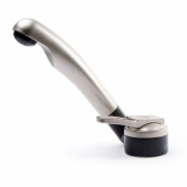 Reich Keramik Deluxe Mixer Tap - Matt Nickel/Black, Borehole Ø 27 mm