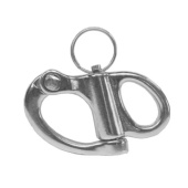 Belship 721401 - AISI 316 Stainless Steel Fixed Eye Snap Shackle 52mm (5 pcs)