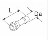 Webasto 1320233A - Sealing Cone For Fuel Hose Ø 8 mm Length 32 mm 10 Pieces (Previous: 247057)