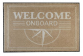 Marine Business Welcome Doormat Brown