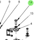 Nanni Diesel 970649117 - Engine Mount Bolt for N2 and N3 Sail Drive Engines