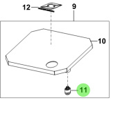 Bukh 29245-2A601 - Rubber Insulator Cover for S270J Engine Mounts