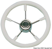 Osculati 45.133.40 - Soft Polyurethane Steering Wheel White 400 mm