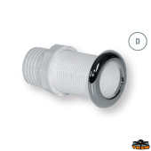Trem N2842116 - Water Drainage Bushing Internal Diameter 42 mm With AISI 316 Flange, With Hose Connector
