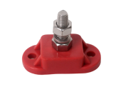 Allpa Isolated Single Terminal, Tin Plate On ABS Base, 10mm, Red
