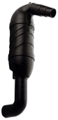 Allpa Plastic Gooseneck 180°, Hose Connection Ø40/45/50mm