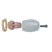 Allpa Propeller Nut Anode 3/4" NC10 Magnesium, Complete