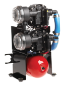 Johnson Pump 10-13409-01 - Aqua Jet Duo Water Pressure System Wps 10.4, 12v/200w, 36l/Min, Max. 2.8bar, Steel Tank 2L