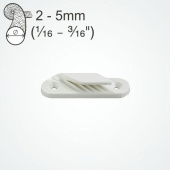 Clamcleat CL214W Leech Line Cleats for 2–5 mm Rope