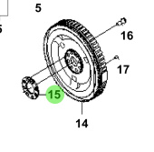 Bukh 00106-5S104 - Flywheel Adapter for S270J Engines