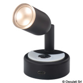 Osculati 13.867.39 - LED spotlight black