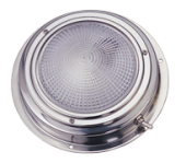 Allpa Stainless Steel LED Dome Light, Built-On, 12v/1,7w, LED 20x5ø, H39mm, Cool White