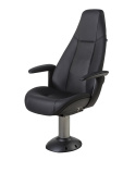 Norsap 5025 - 1100 Comfort Seat With Flat Base, Without Footrest 39/49 Black