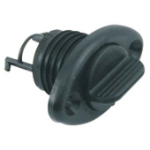 Euromarine Black Plastic Scupper Plug Ø25mm